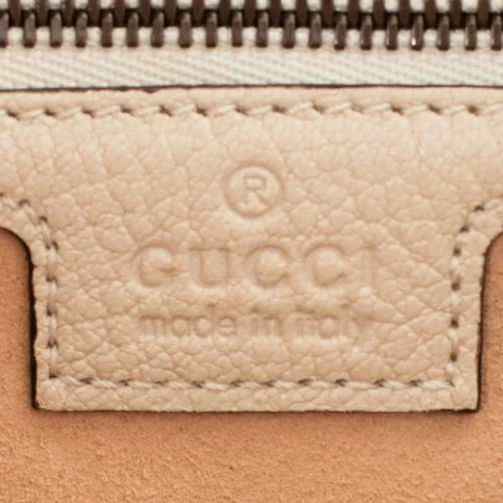 Gucci Vintage Pre-owned Leather gucci-bags White Dames