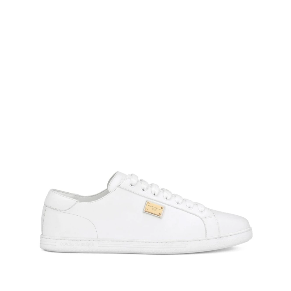 Dolce & Gabbana Hombre Blanco - Zapatillas Bajas Saint Tropez - Shoes - 39 Eu - Zapatillas Bajas Saint Tropez