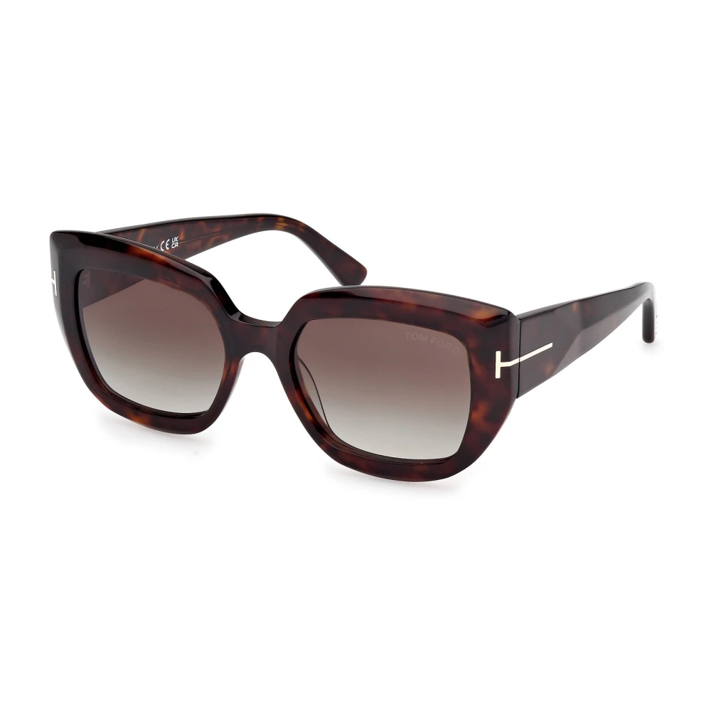Tom Ford Women's Brown Sunglasses, 53 Mm, Gradient Butterfly Sunglasses