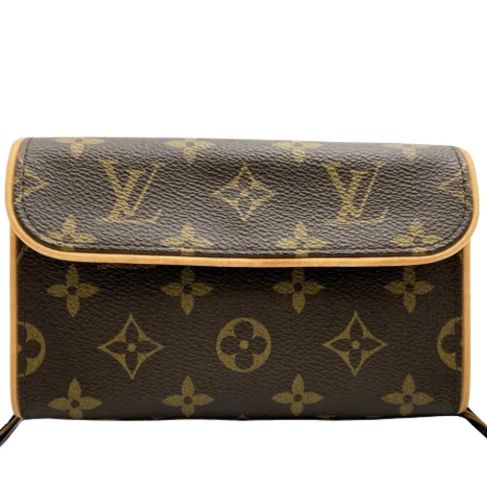 Louis Vuitton Vintage Pre-owned Canvas shoulder-bags Brown Dames