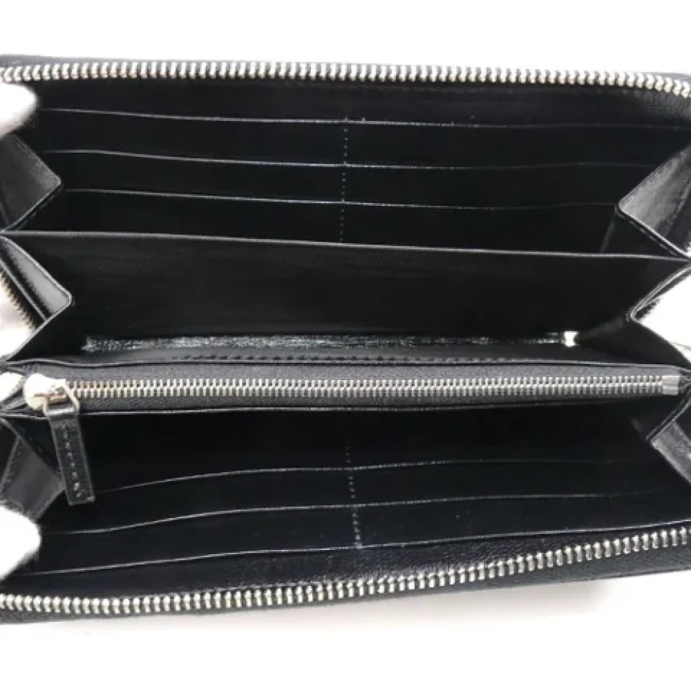 Gucci Vintage Pre-owned Fabric wallets Black Heren