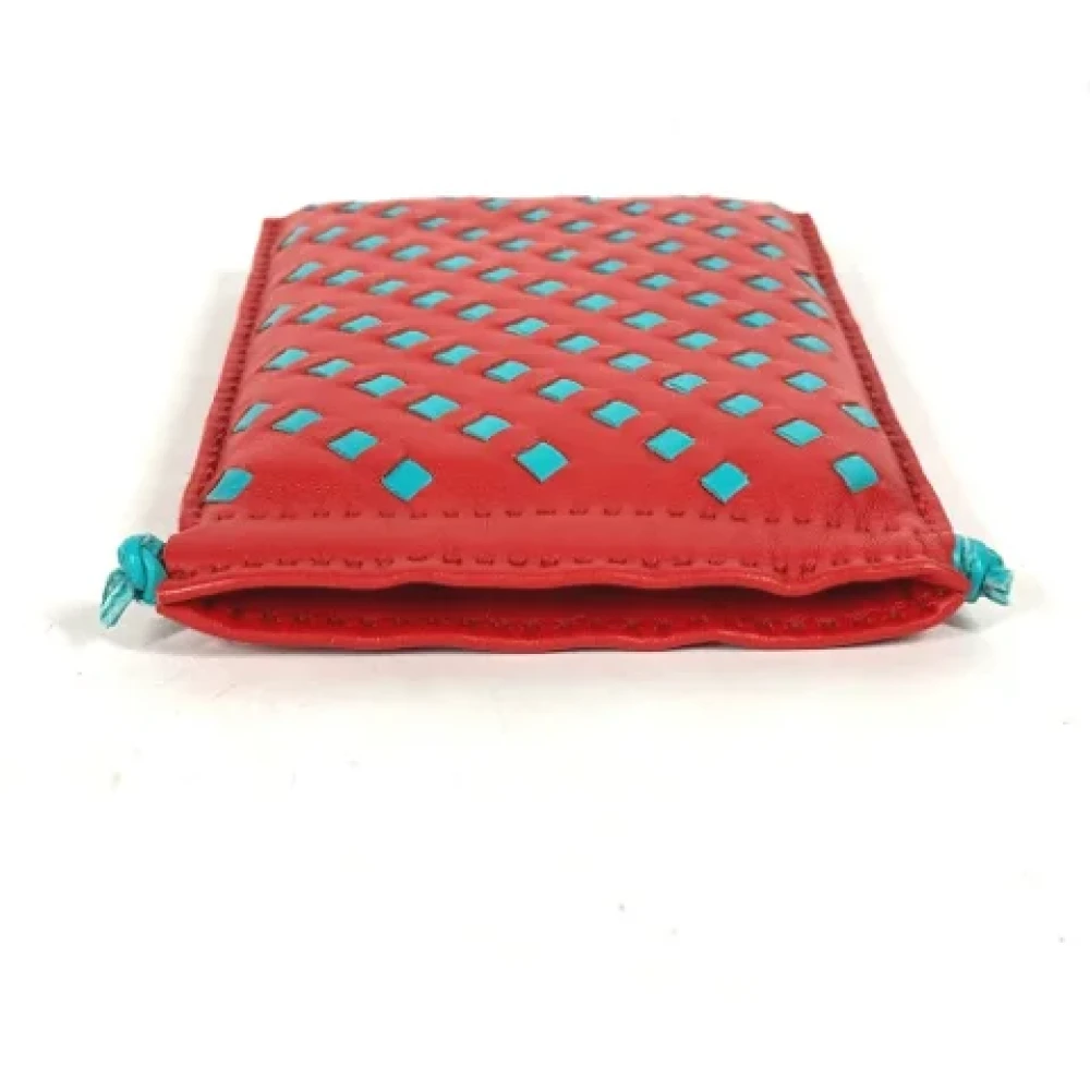 Hermès Vintage Pre-owned Leather pouches Red Dames