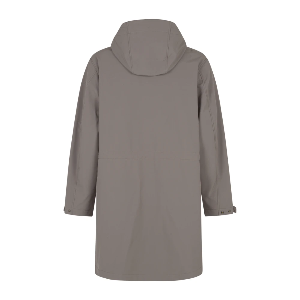 C.P. Company Lange jas in CP Shell Brown Heren