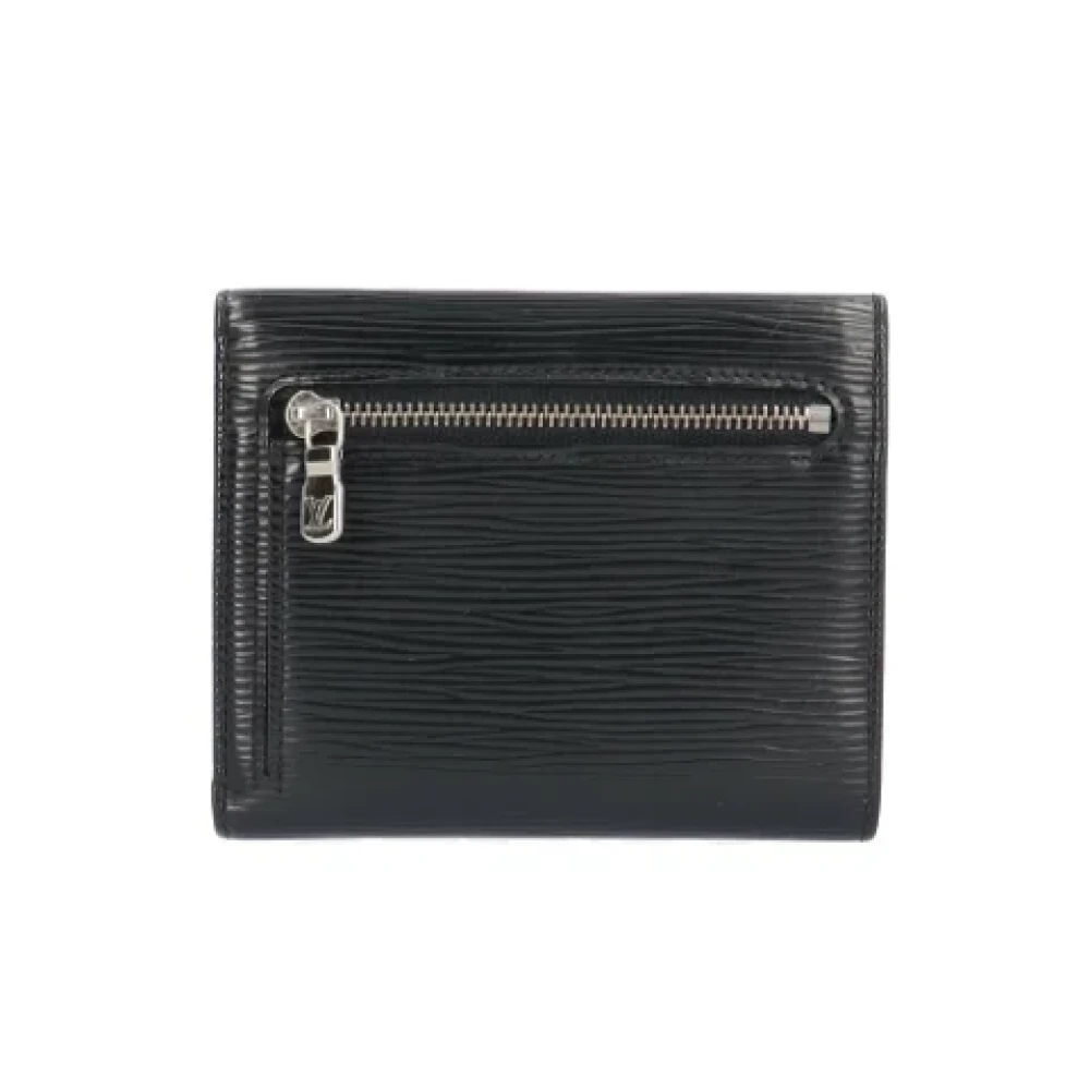Louis Vuitton Vintage Pre-owned Leather wallets Black Heren