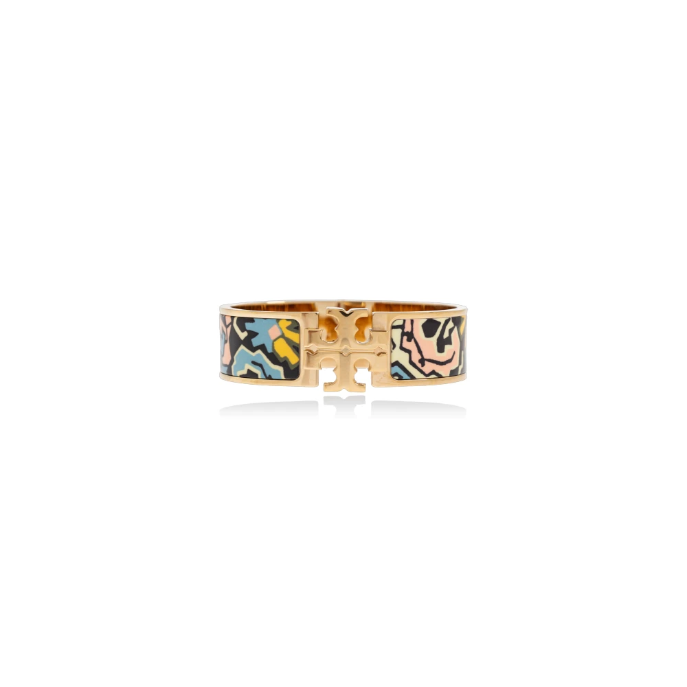 Tory Burch Women's Multicolor Bracelets, One Size, Brass Bracelet With Logo