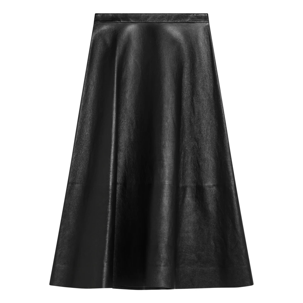 Balenciaga Uitlopende Rok voor Vrouwen Black Dames