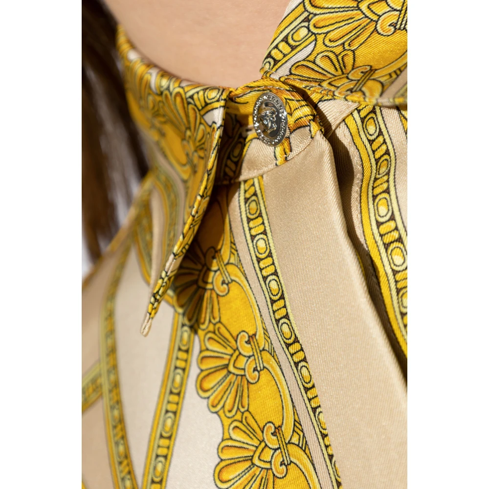 Versace Zijden Overhemd Multicolor Dames