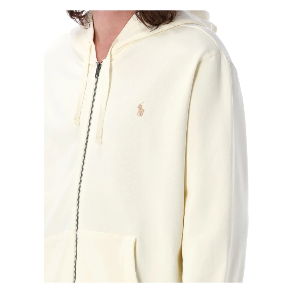 Polo Ralph Lauren Seizoensgebonden Klassieke Rits Hoodie White Heren