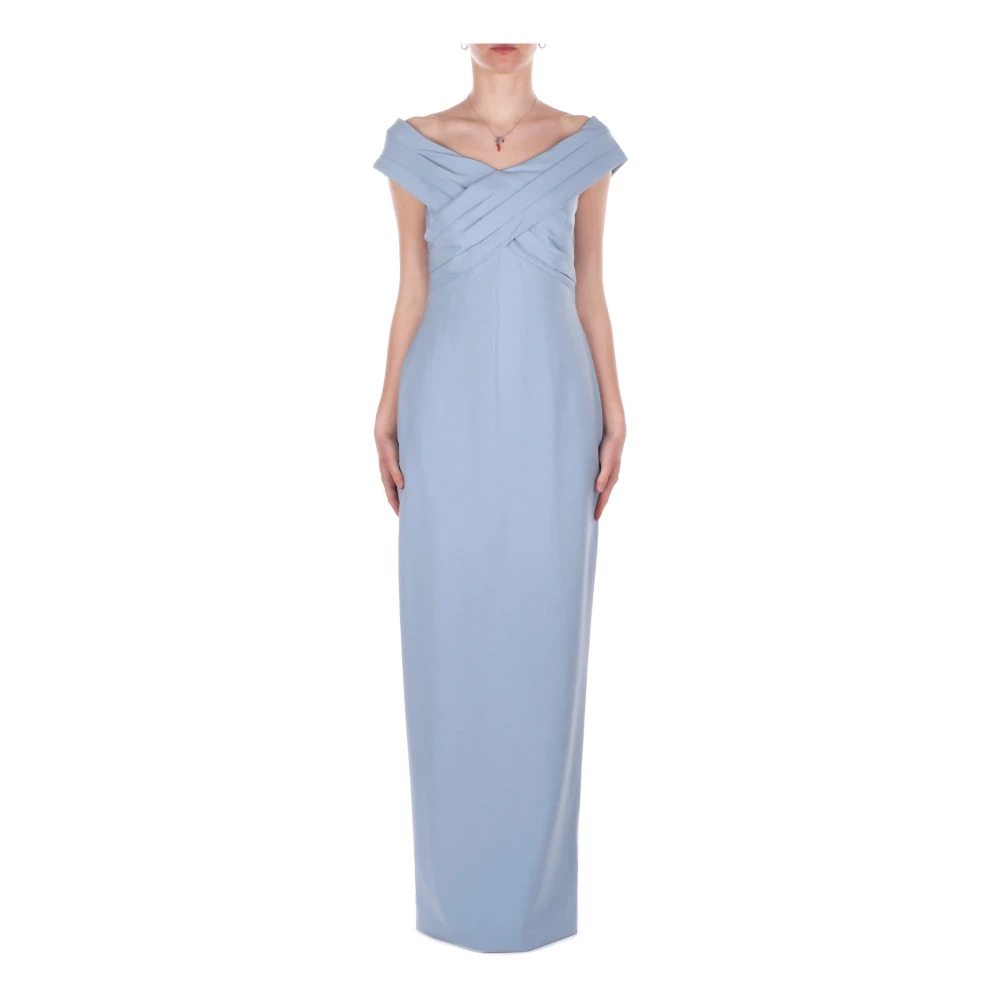 Ralph Lauren Donna Blu - Off-Shoulder Midi Dress - Dresses - M