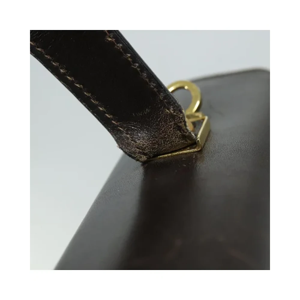 Salvatore Ferragamo Pre-owned Leather handbags Black Dames