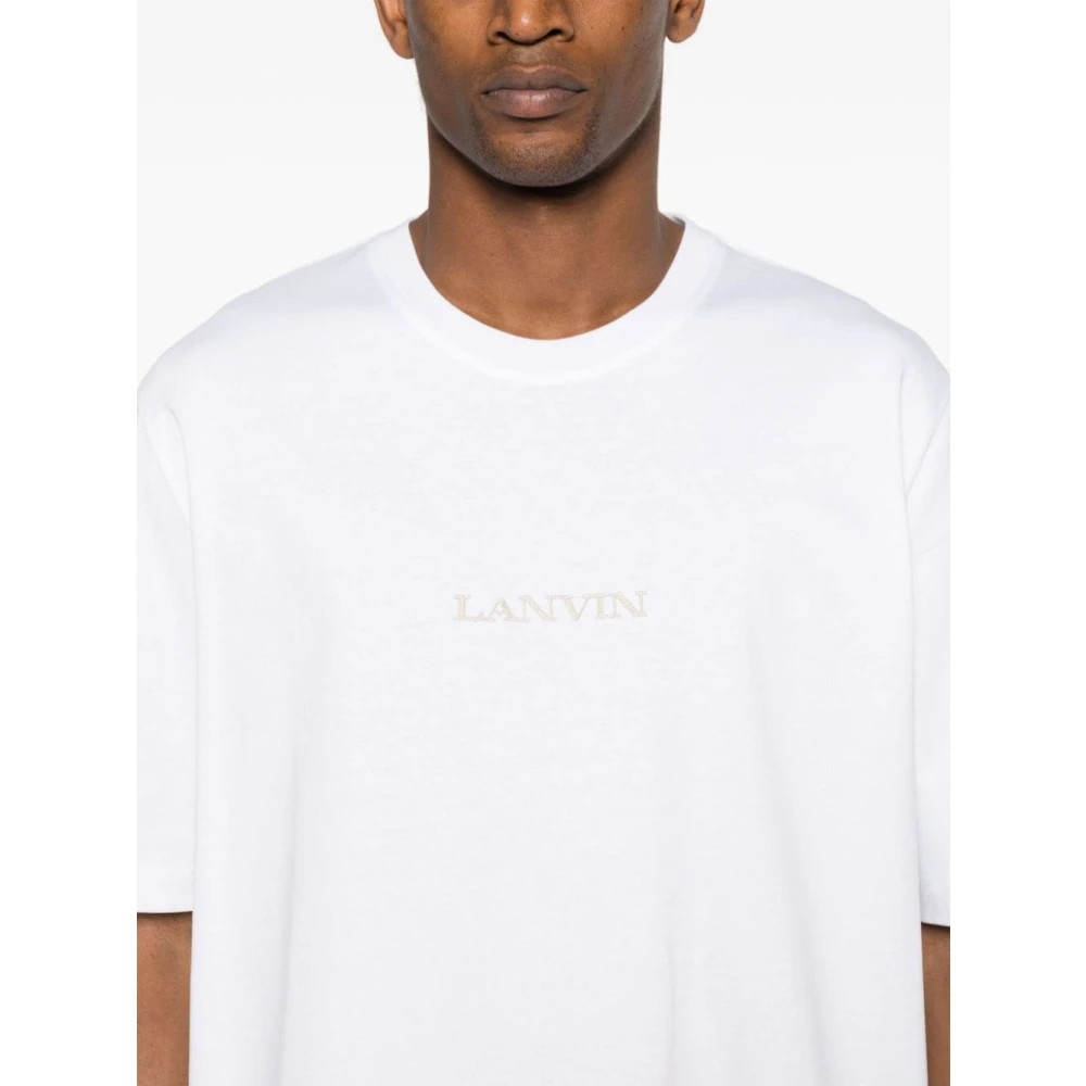 Lanvin Stijlvolle T-shirts en Polos White Heren