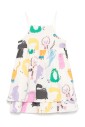 robe-imprimee-fermeture-eclair-laterale-encolure-carree