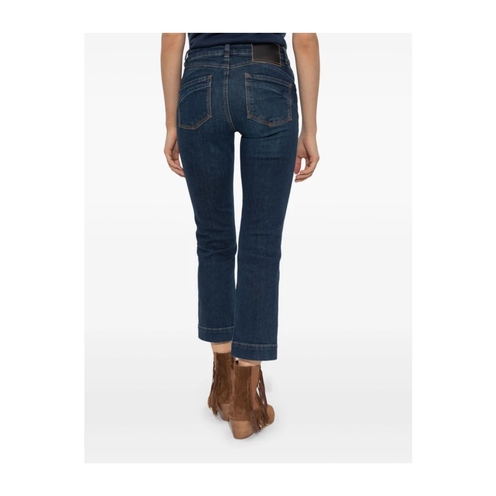 SPORTMAX Stijlvolle Denim Jeans Umbria 007 Blue Dames