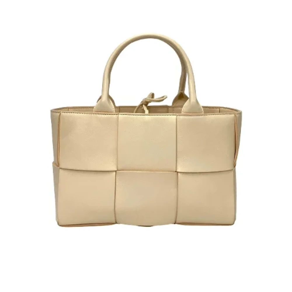 Bottega Veneta Vintage Pre-owned Leather handbags Pink Dames