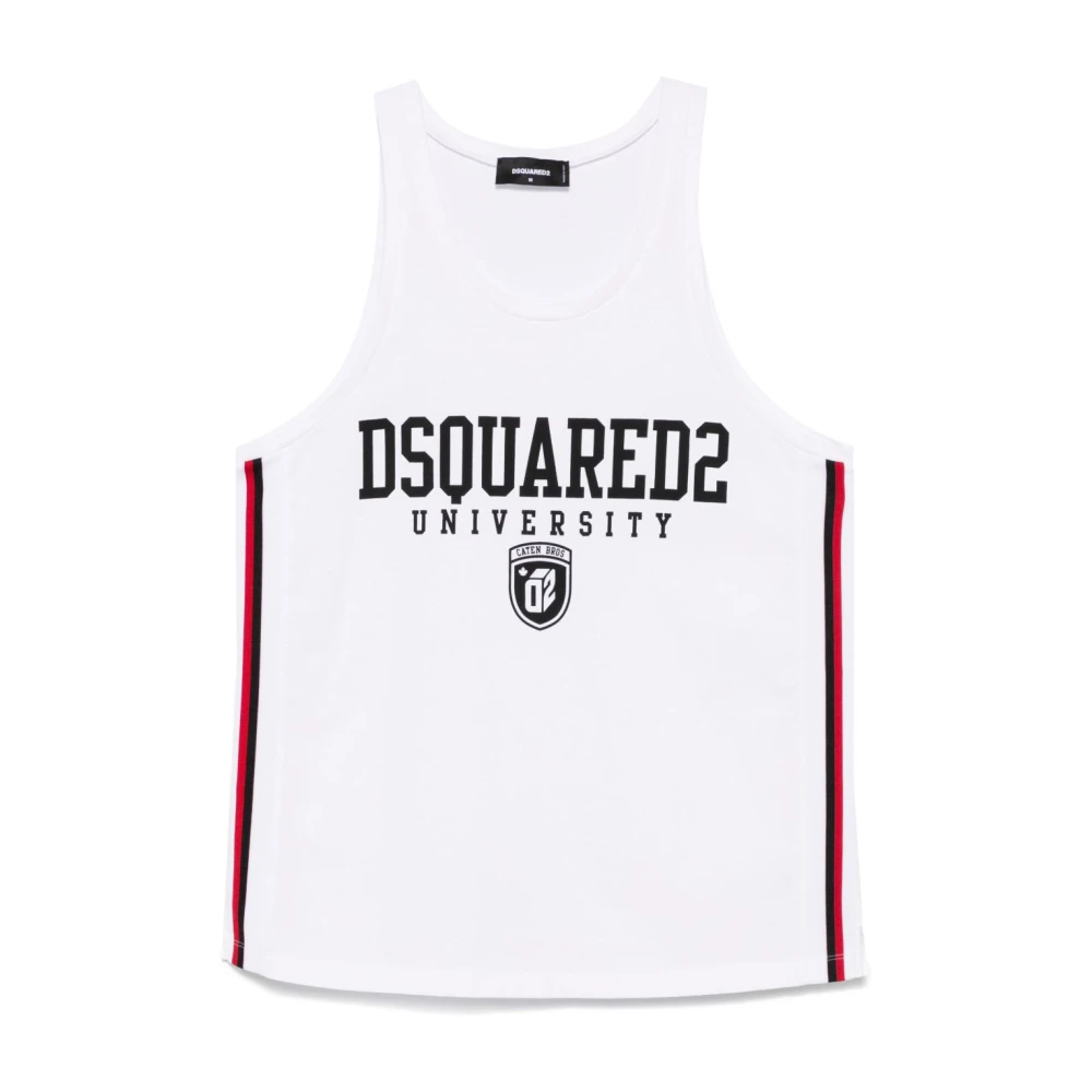 Dsquared2 Stijlvolle Modieuze Kledingcollectie White Heren