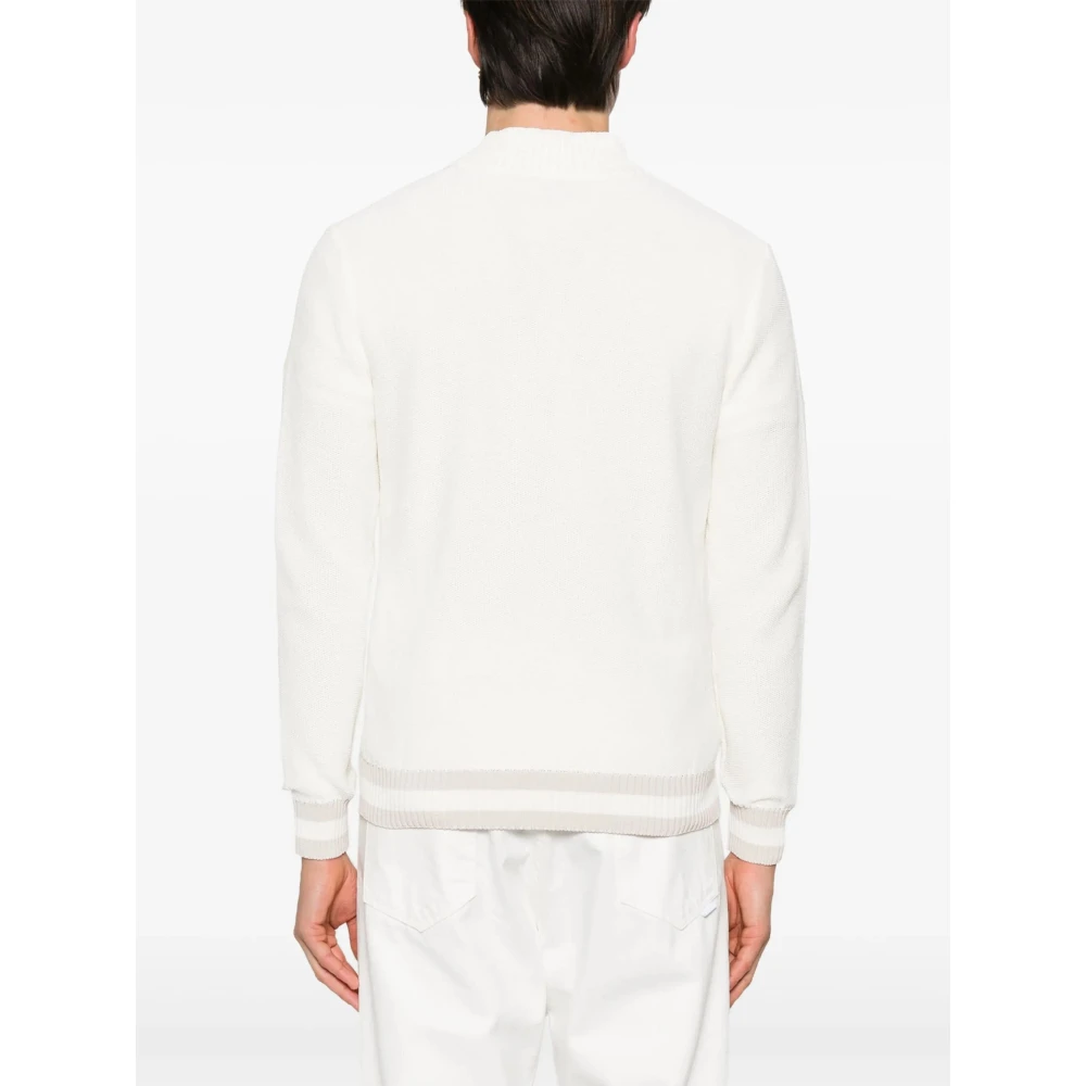 Eleventy Witte Jas White Heren