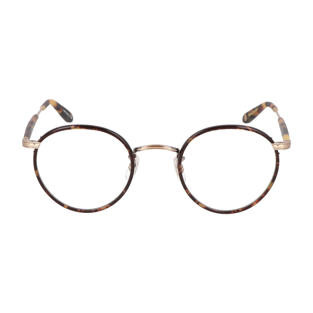 Garrett Leight Ronde Metalen Frame Bril Wilson Brown Unisex