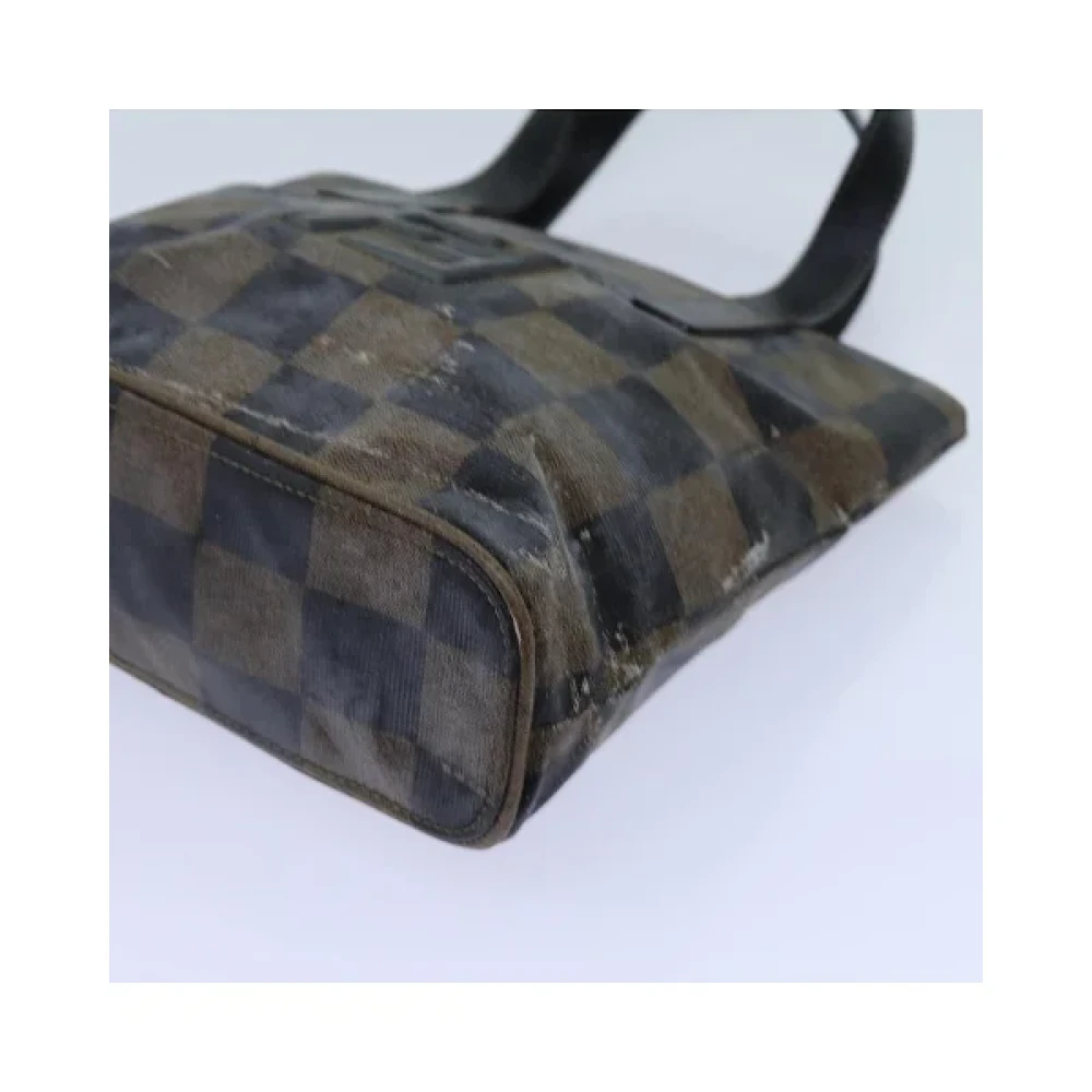 Fendi Vintage Pre-owned Canvas handbags Brown Dames