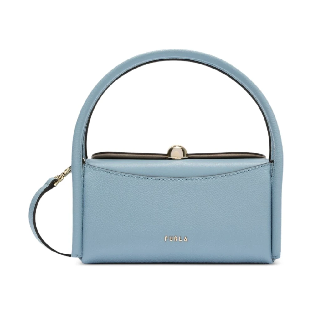 Furla Women's Blue Nicole Mini Boston Bag