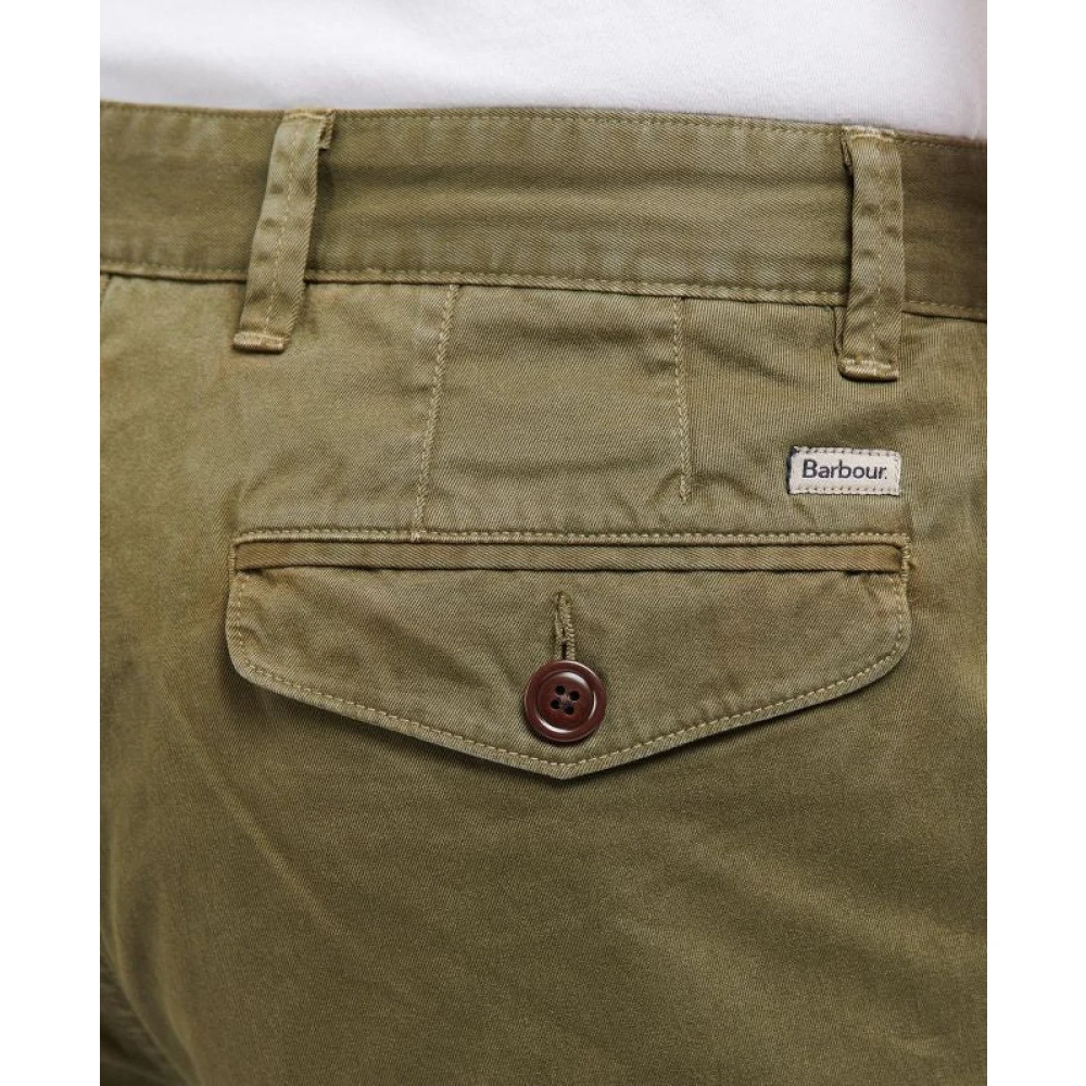 Barbour Twill Shorts Green Heren