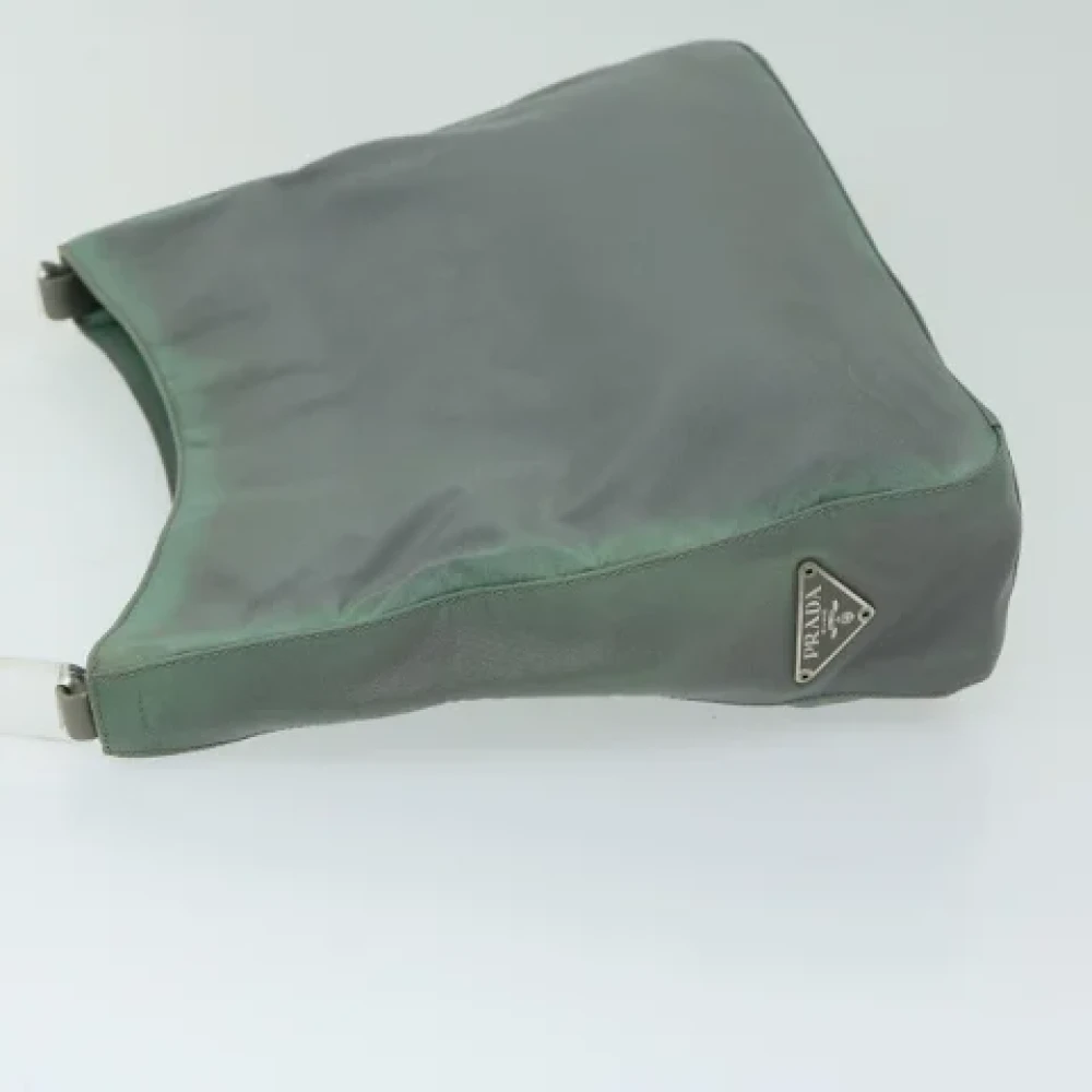 Prada Vintage Pre-owned Nylon prada-bags Gray Dames