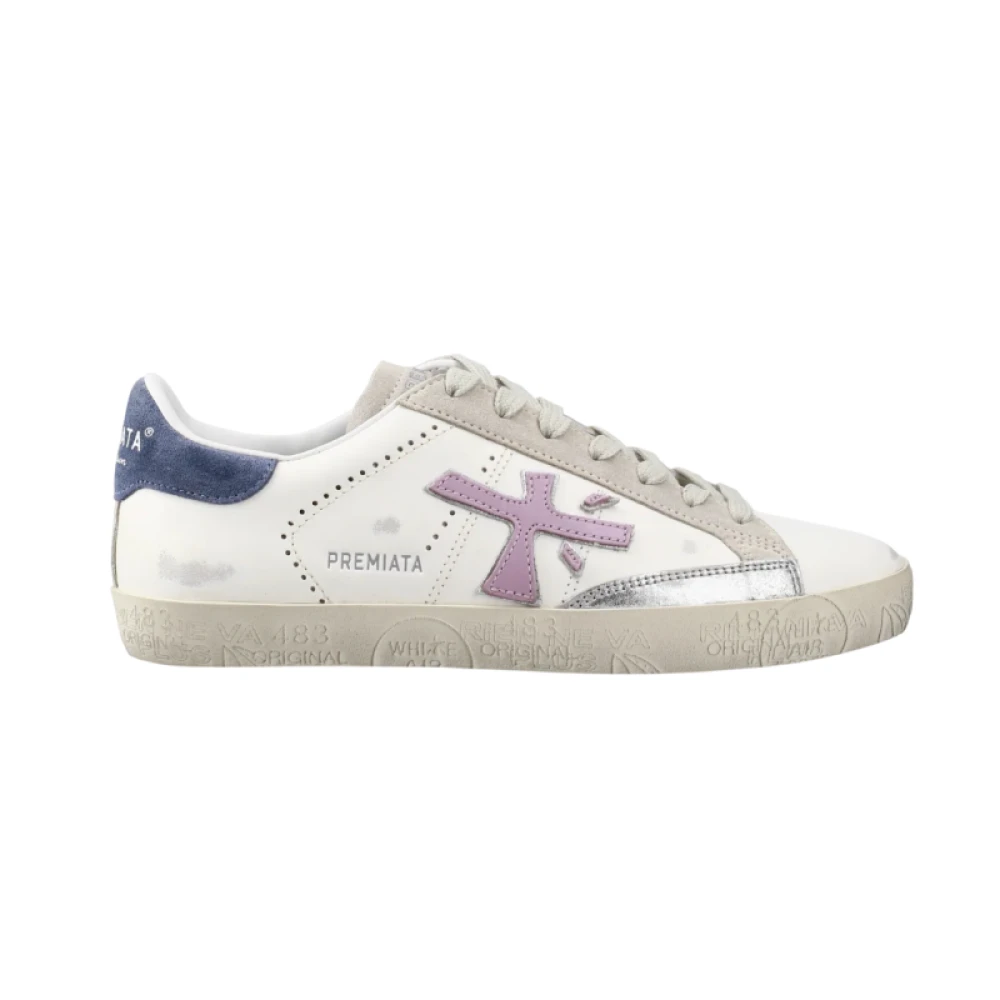 Premiata Women's White Stylish Trainers - Sneakers - 4 Uk - Shoes