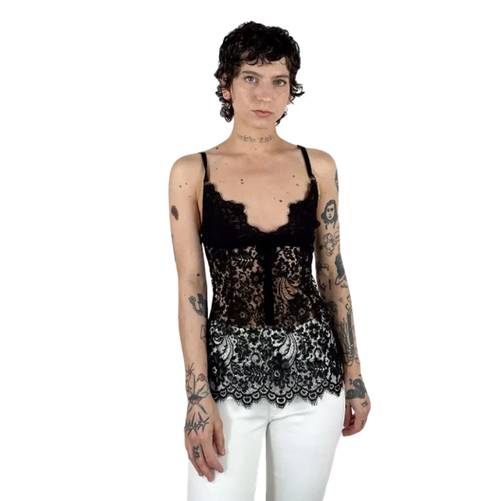 Dolce & Gabbana Pre-owned Fabric tops Black Dames