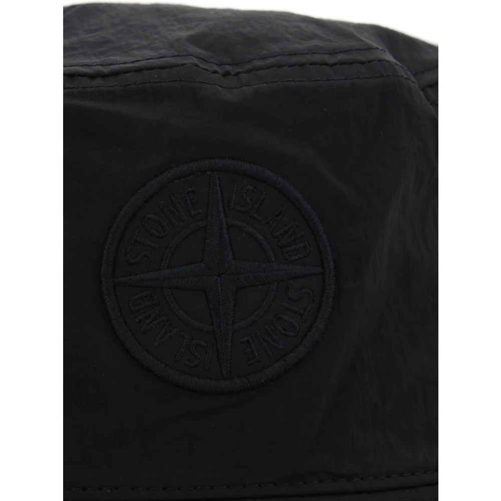 Stone Island Zwarte hoeden voor mannen Black Heren
