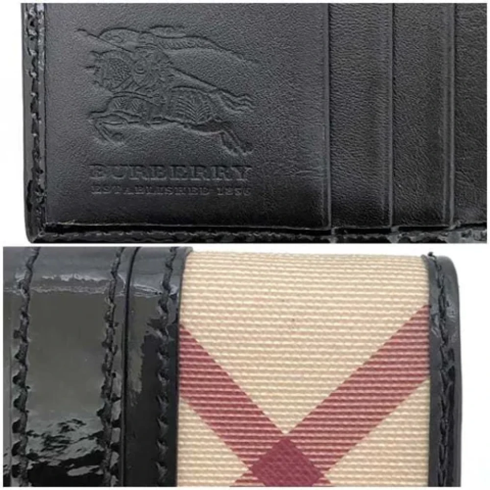 Burberry Vintage Pre-owned Leather wallets Beige Dames