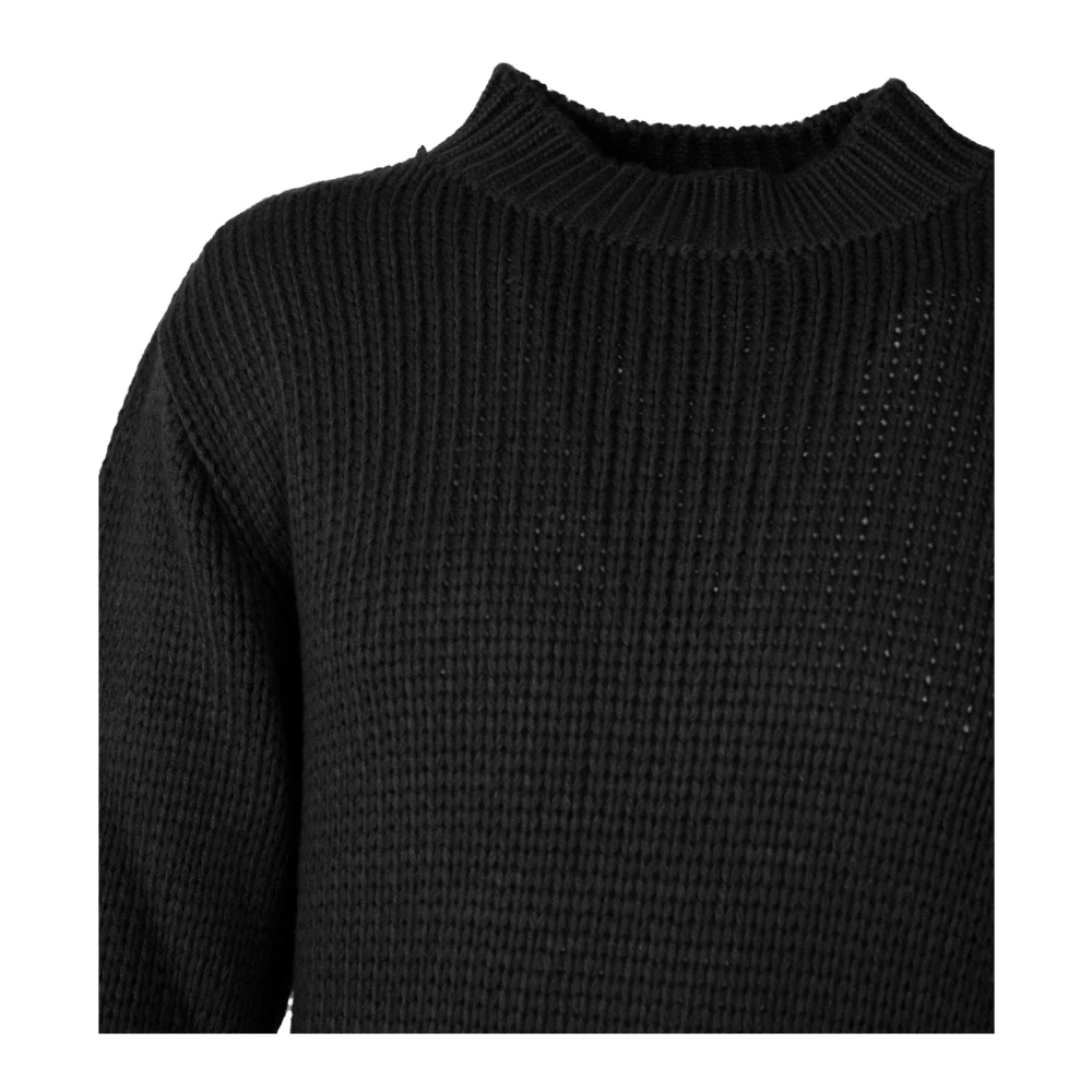 La Haine Inside Us Elegante hoge hals trui Black Heren