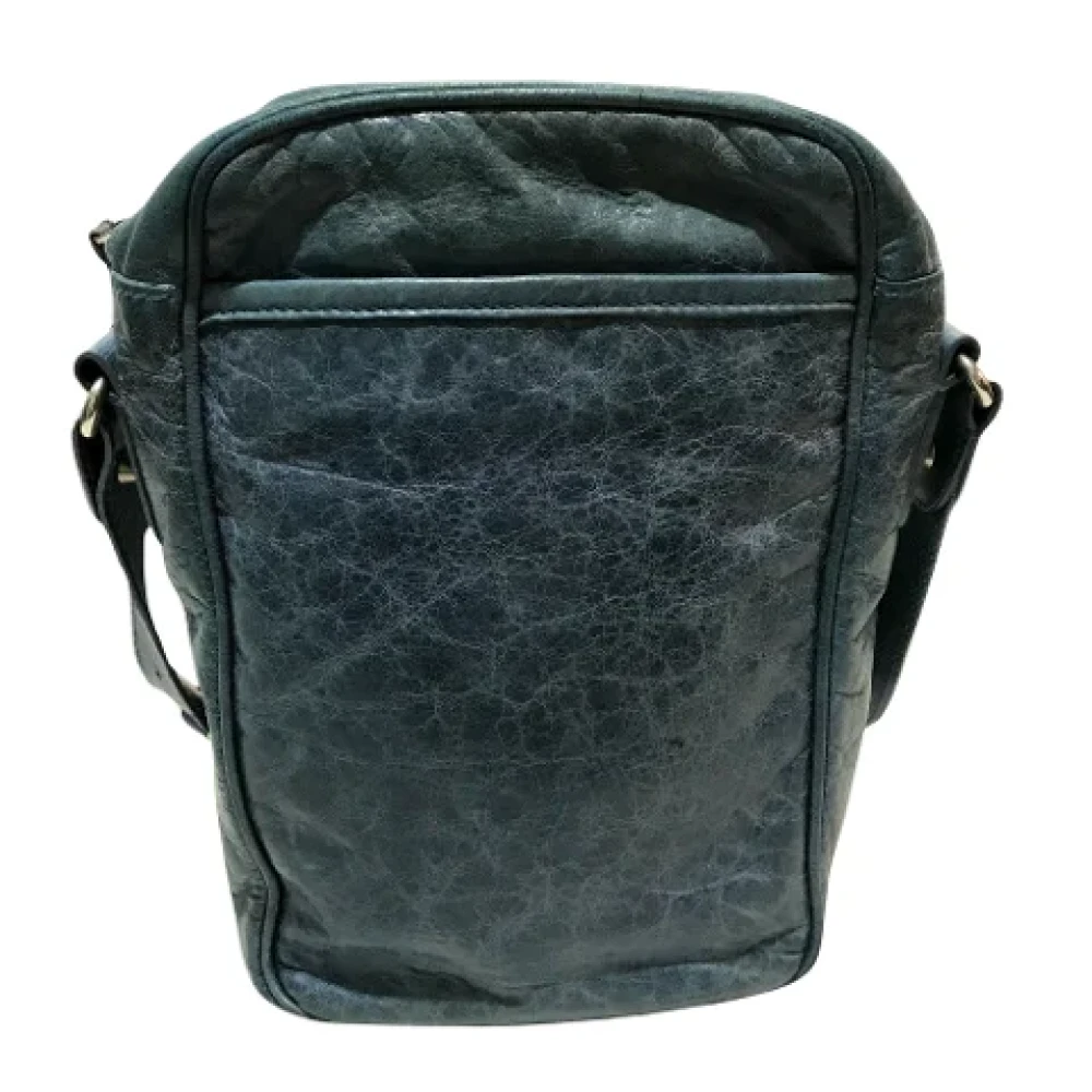 Balenciaga Vintage Pre-owned Leather balenciaga-bags Blue Dames