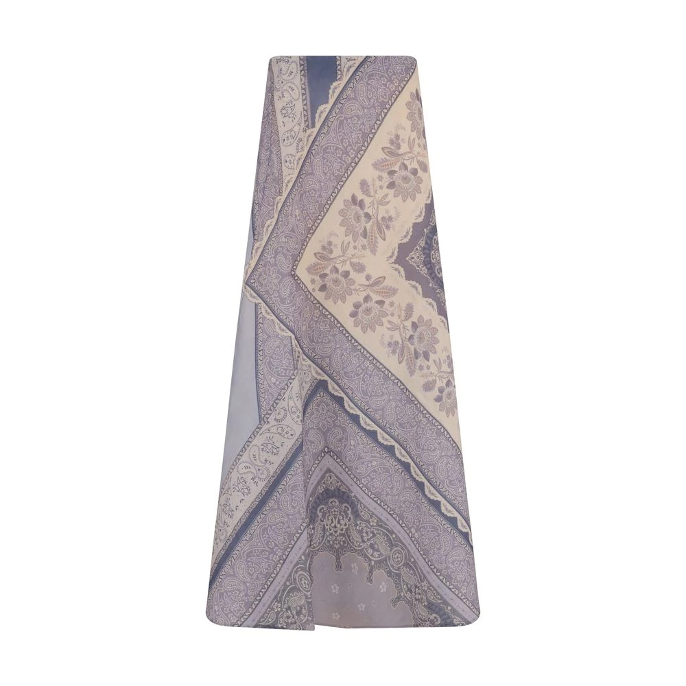 Zimmermann Women's Multicolor Maxi Skirts, M, Boho Floral Midi Skirt