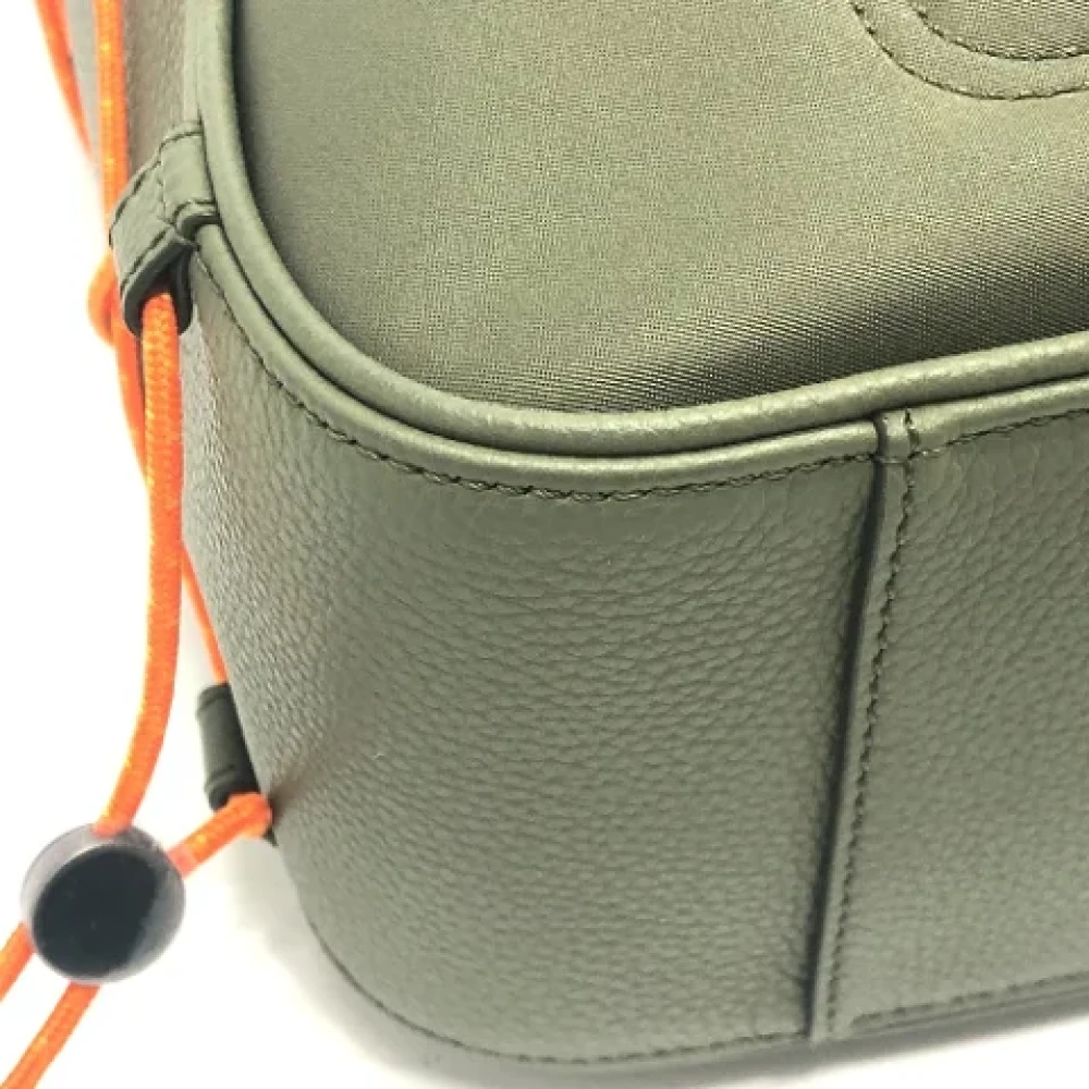 Dior Vintage Pre-owned Leather dior-bags Green Dames