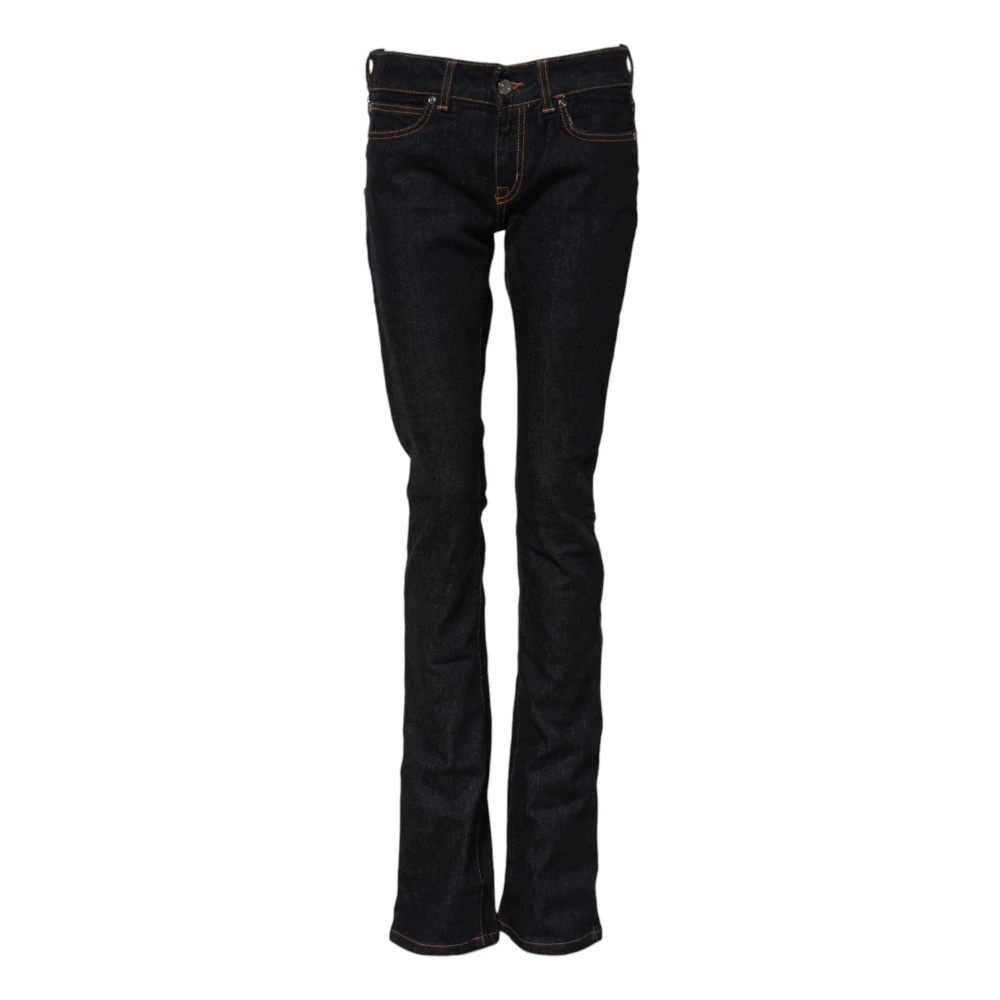 Gianfranco Ferré Women's Blue Mid Waist Skinny Denim Jeans