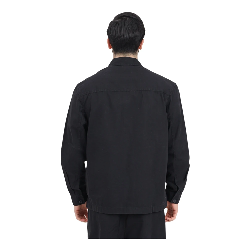 Calvin Klein Jeans Zwarte moderne overhemd met lange mouwen Black Heren