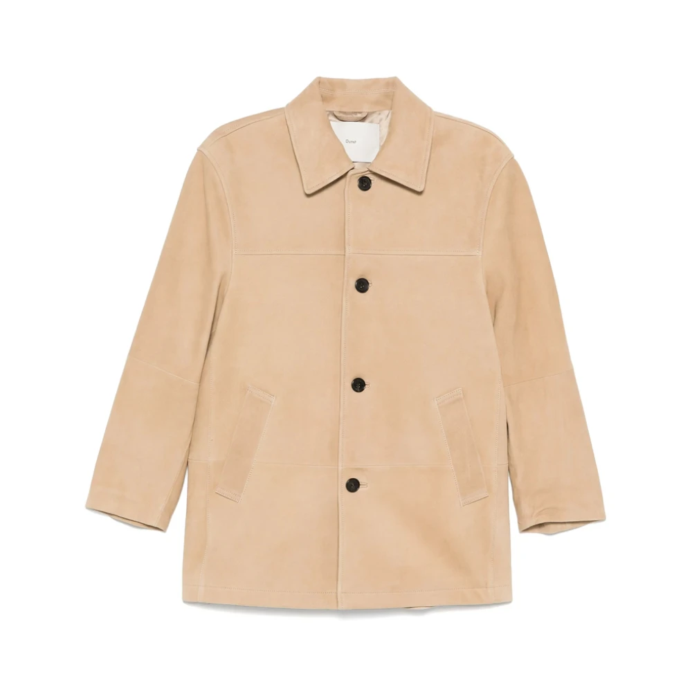 Dunst Beige Knoopjas met Zakken Beige Dames