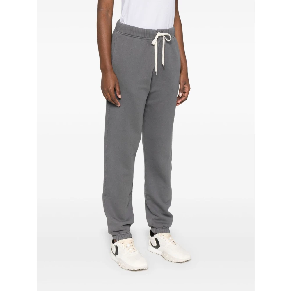 Autry Grijze katoenen joggingbroek met logo-borduring Gray Dames