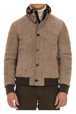dove-grey-suede-puffer-jacket