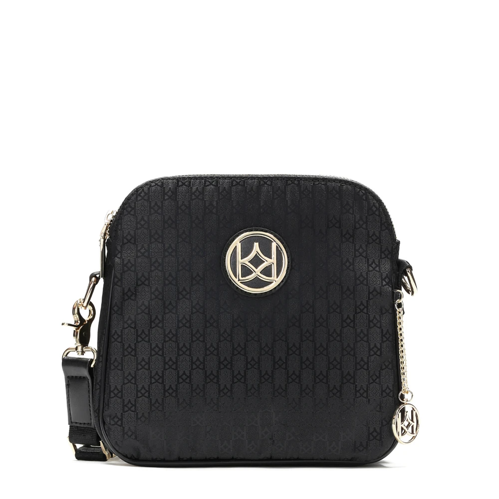Kazar Dames zwarte messenger tas Black Dames
