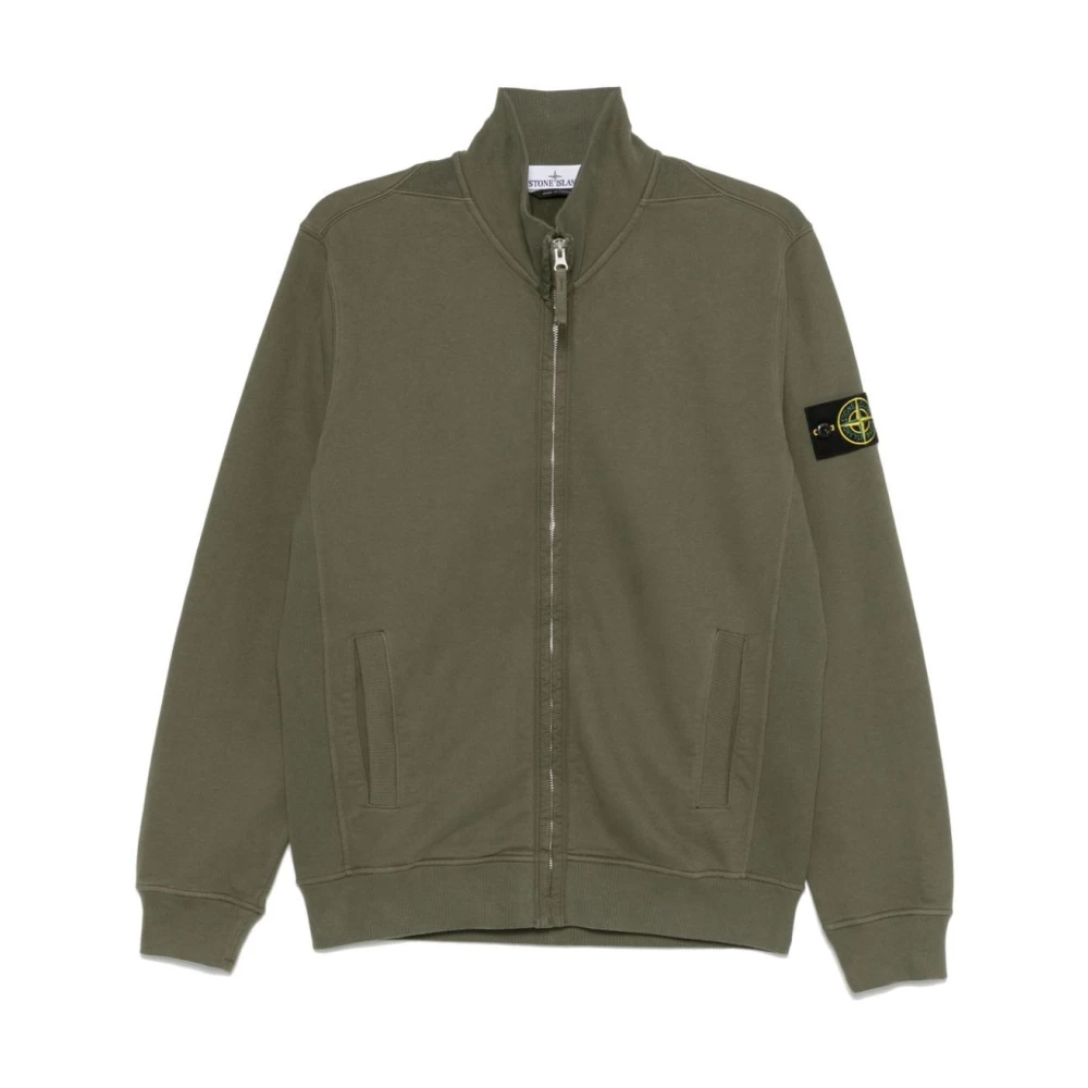 Stone Island Casual Stickad Tröja för Män Green, Herr