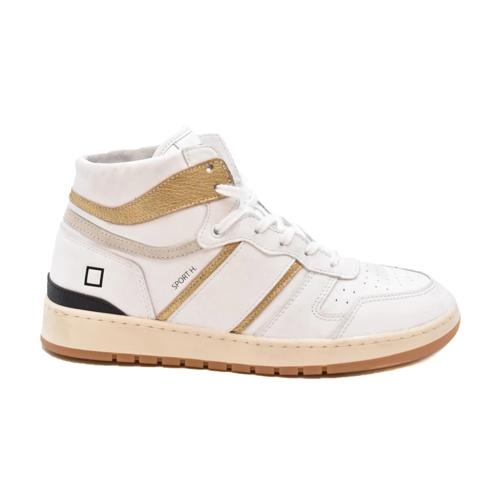 D.a.t.e. Women's White Sneakers, 8 Uk, Stylish High-Top Trainers