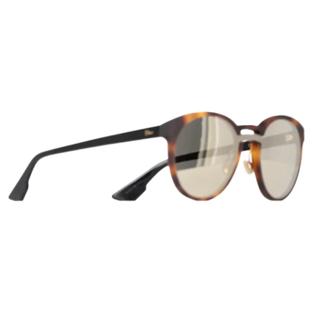 Dior Vintage Pre-owned Acetate sunglasses Brown Dames