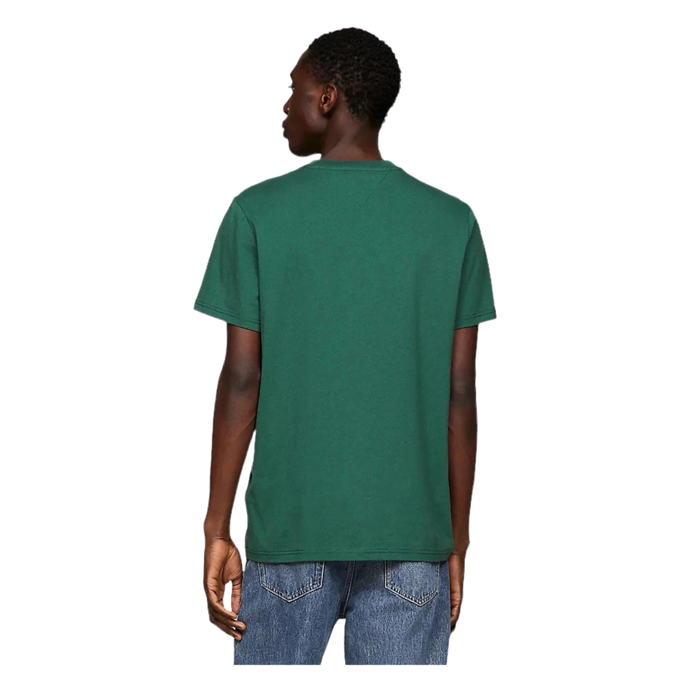 Tommy Jeans T-Shirts Green Heren
