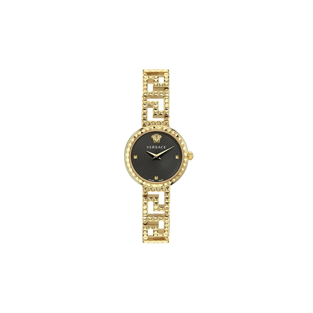 Versace Women's Yellow Stainless Steel Dress Watch