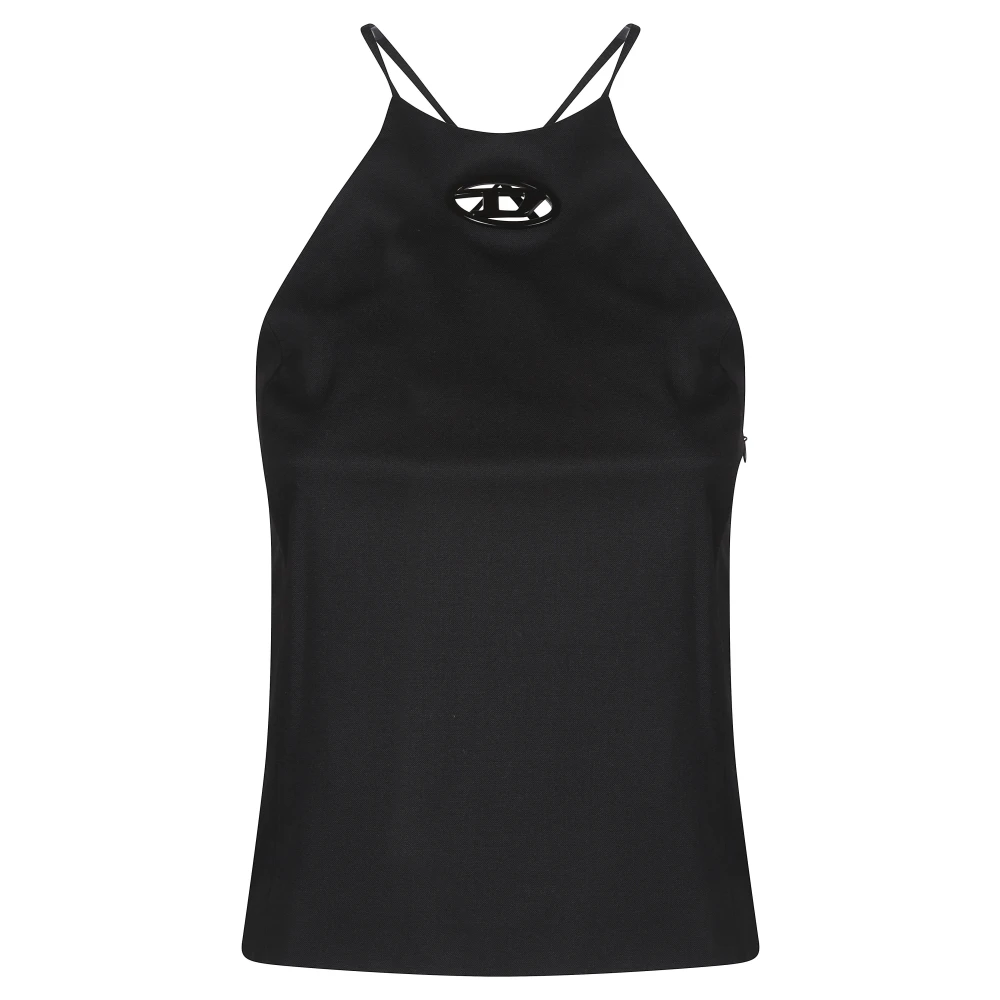 Diesel Women's Black Elma Tank Top - Sleeveless Tops - 2XS - Tops