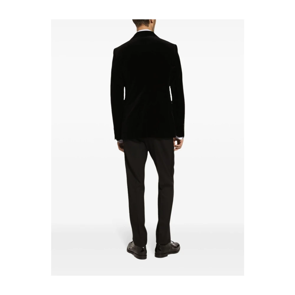 Dolce & Gabbana Zwarte Herenjassen Black Heren