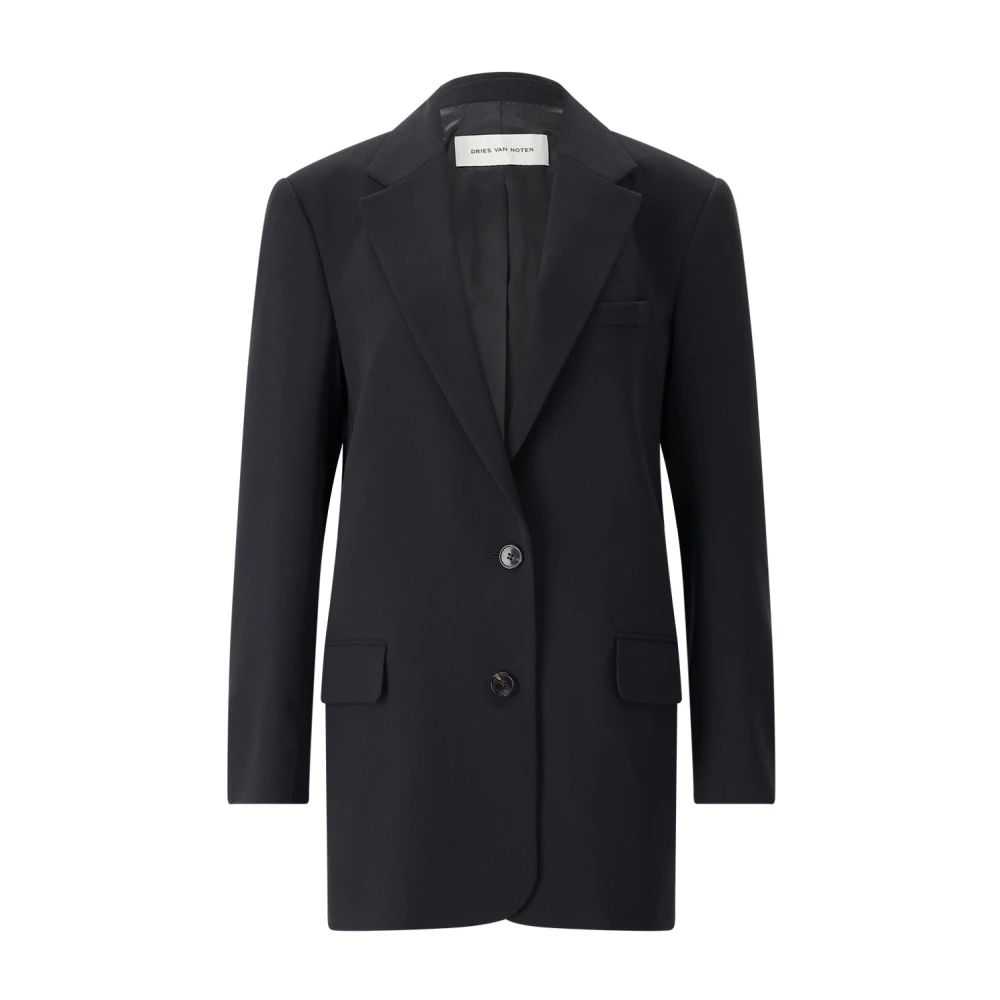 Dries Van Noten Women's Black Blazers, M, Single-Breasted Blazer
