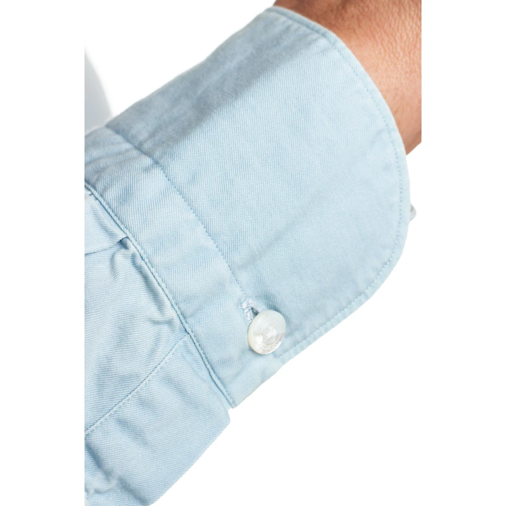 Finamore Denim Overhemd Sartorial Comfort Blue Heren