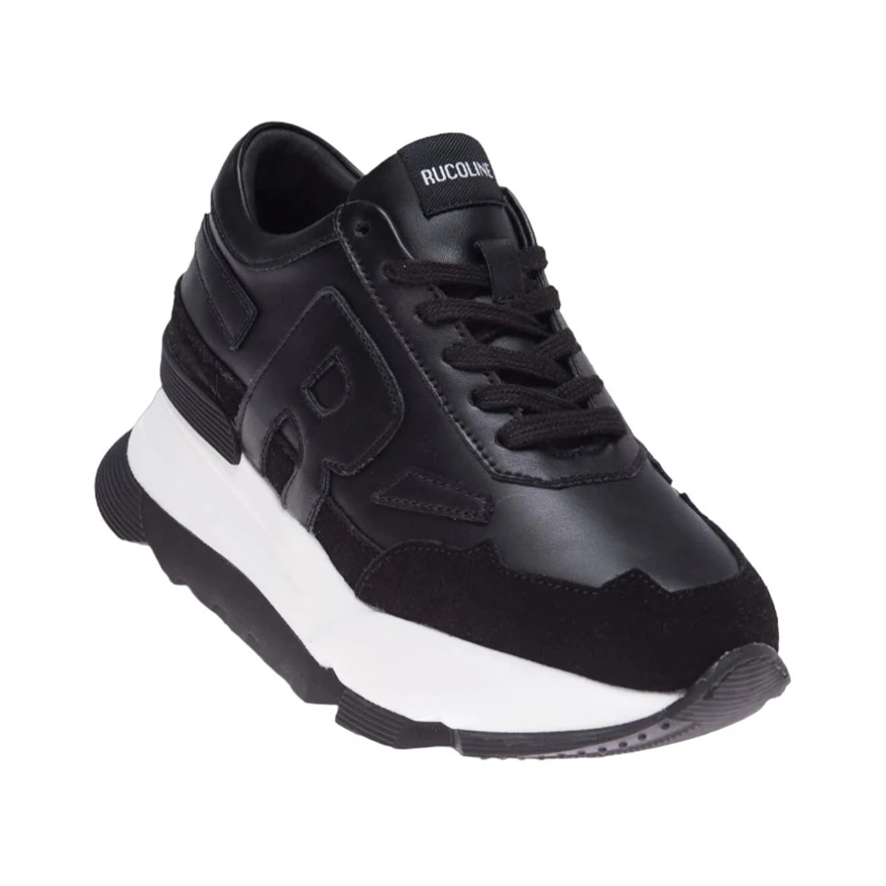 Rucoline Zachte sneakers met uniek design Black Dames