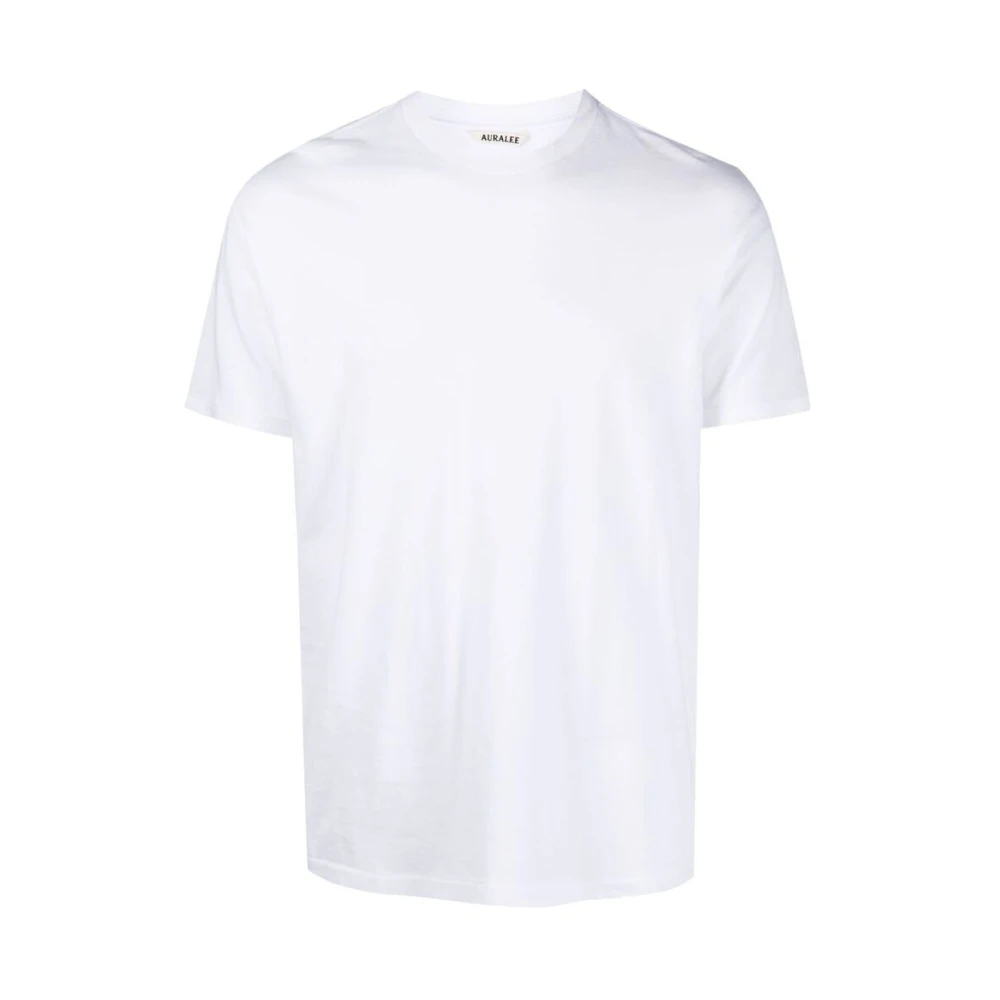 Auralee T-Shirts White Heren